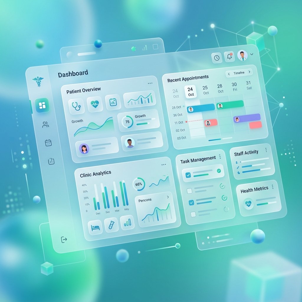 SanghTech Cloud-Based Clinic Management Software Dashboard - OPD, EMR & Billing